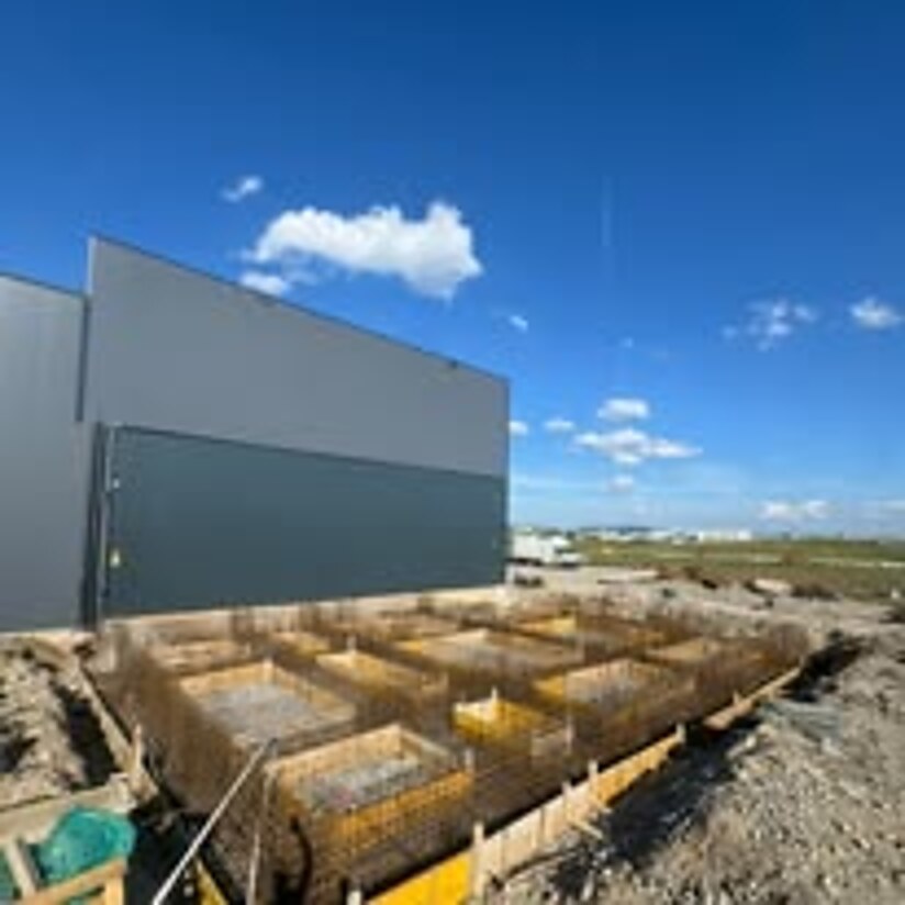Halla industriale në ndërtim nga B&I Construction, Ferizaj
